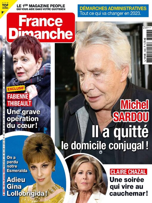 Détails du titre pour France Dimanche par CMI Publishing - Disponible